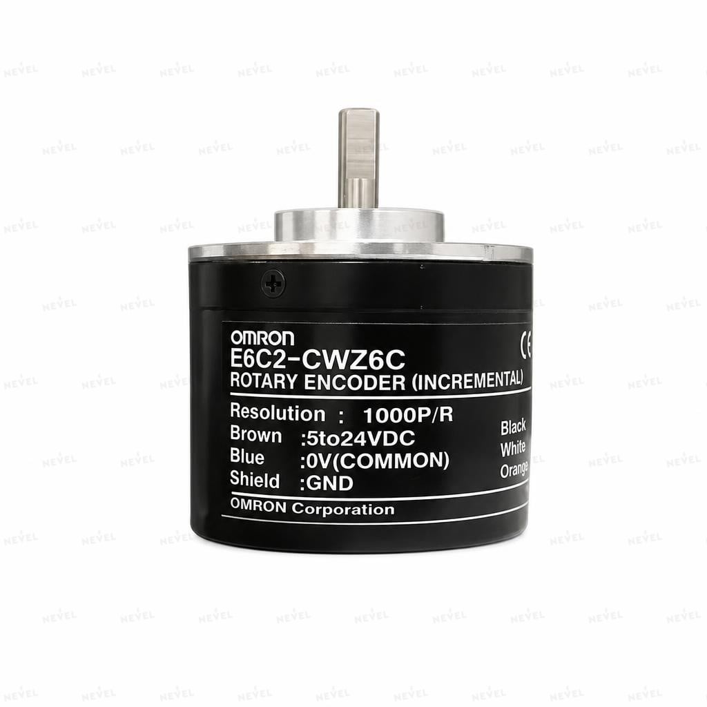 E6C2-CWZ6C 5000 P/R NPN 5-24VDC Инкрементальный энкодер с валом Ø8мм OMRON