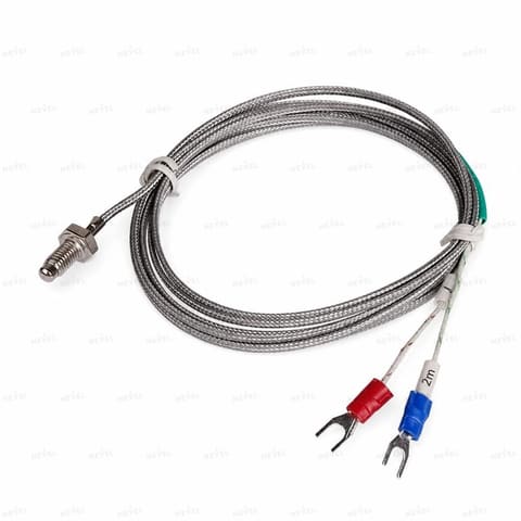 WRE E M6 harorat datchigi, turi E rezba M6 0…600°C kabel 3 m — 1