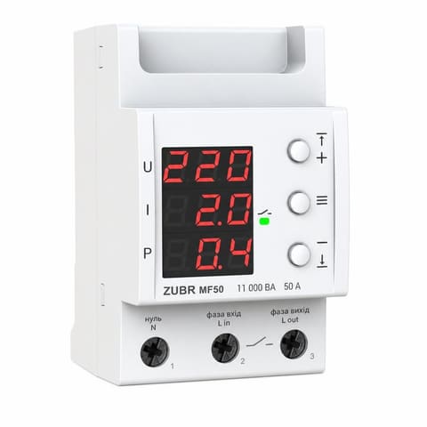 MF50 50A 1f kuchlanish relesi ZUBR — 1