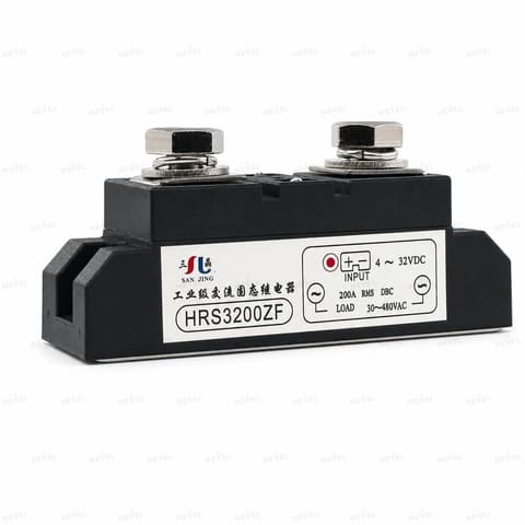HRS3200ZF 200А 3-32VDC / 24-480VAC Однофазное твердотельное реле SSR — 1