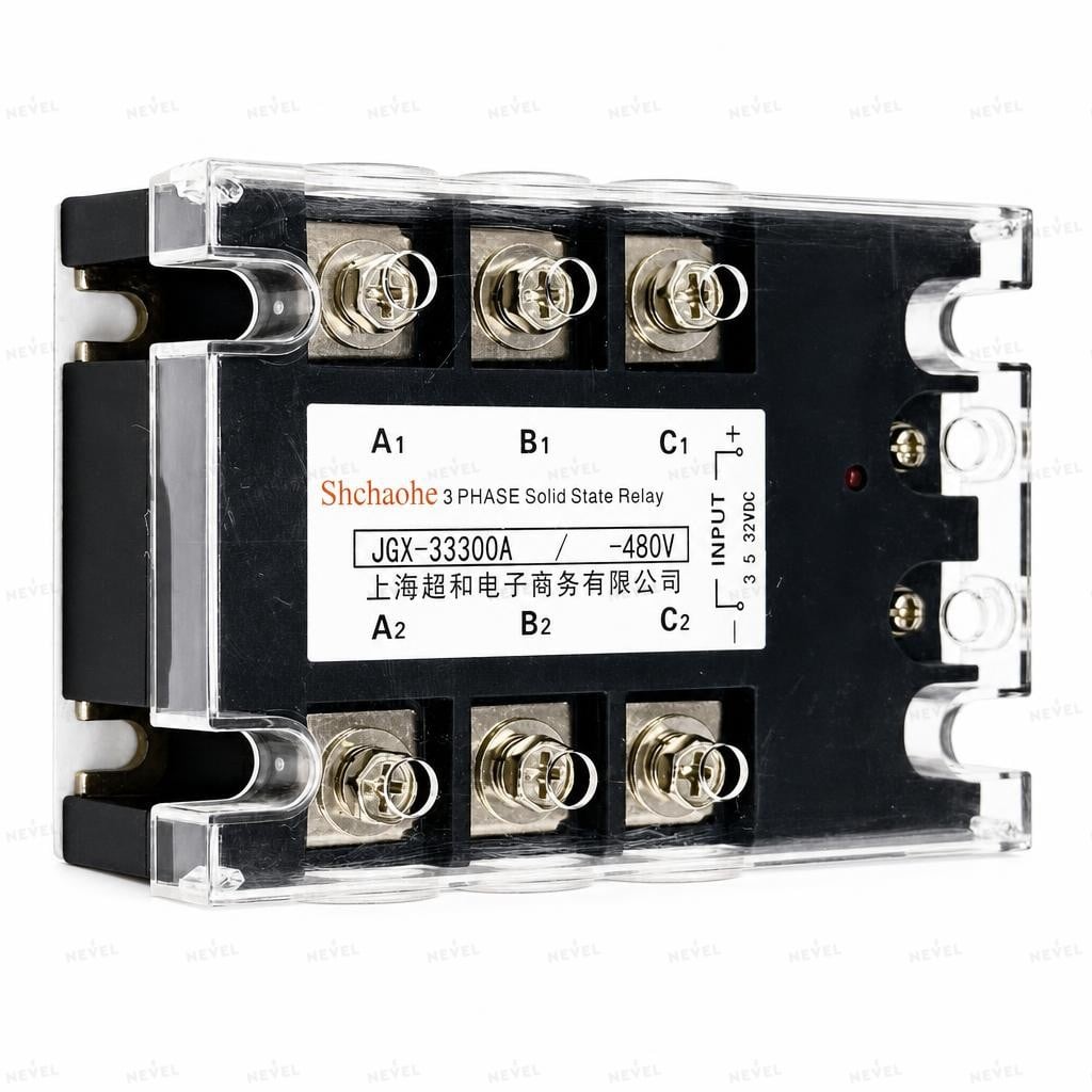 JGX-33300A 300А 5-32VDC / 480VAC Трёхфазное твердотельное реле SSR