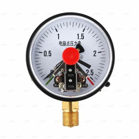 YXC-100 0-1MPa G1/2″ Манометр электроконтактный (ЭКМ) — 1