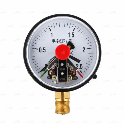 YXC-100 0-4MPa G1/2″ elektrokontaktli manometr (EKM) — 1