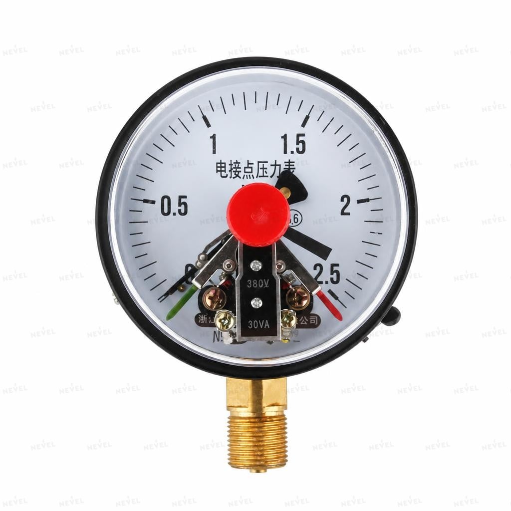 YXC-100 0-4MPa G1/2″ elektrokontaktli manometr (EKM)