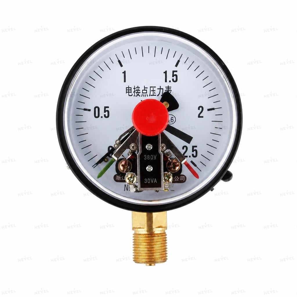 YXC-100 0-6MPa G1/2″ elektrokontaktli manometr (EKM)