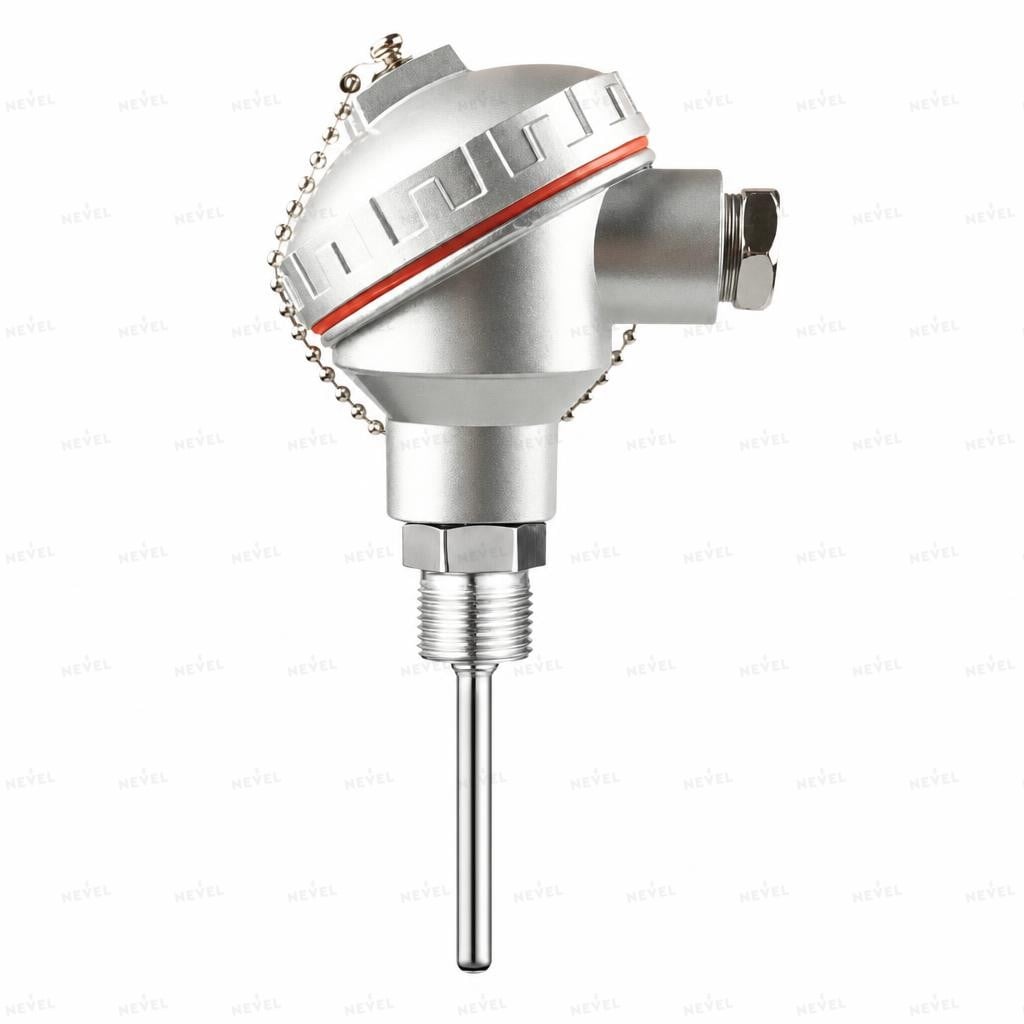 WZP-231 Pt1000 Ø6×100 mm harorat datchigi Pt1000 rezbali −200…450°C