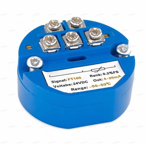 Pt100 −50…50°C Нормирующий преобразователь 0-10V 24VDC — 1