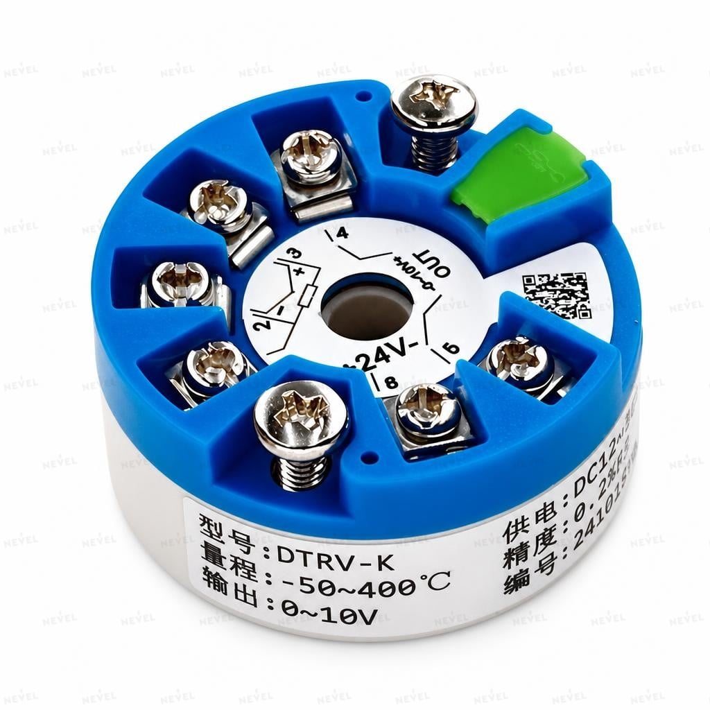 USB Pt100 −50…400°C Нормирующий преобразователь 0-10V 24VDC