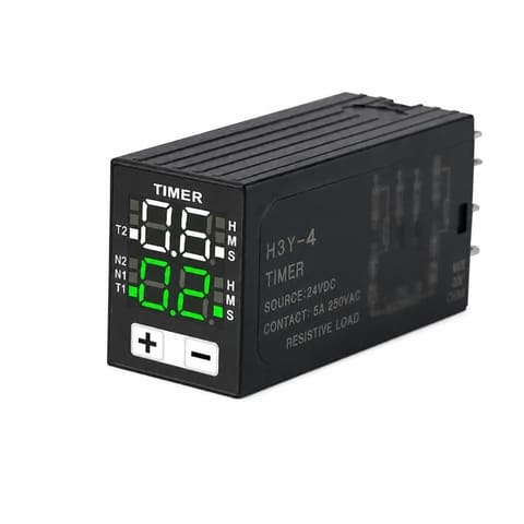 H3Y-4 220VAC 0.1с-990ч Реле времени с цифровым дисплеем