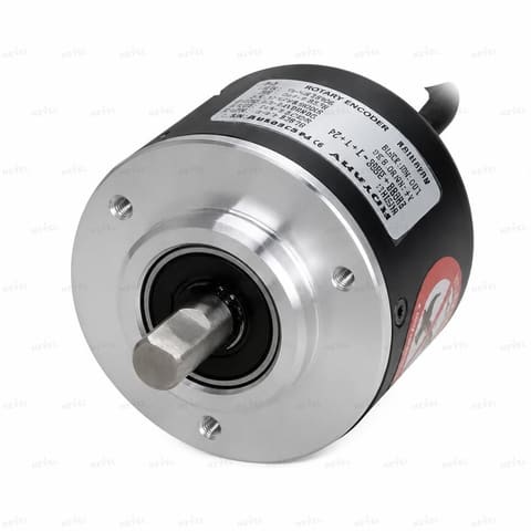 E40S8-600-3-T-1 600 P/R Push-Pull 12-24VDC Инкрементальный энкодер с валом Ø8мм AUTONICS — 1