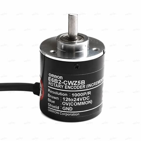 E6B2-CWZ5B 1024 P/R PNP 12-24VDC Инкрементальный энкодер с валом Ø6мм OMRON — 1