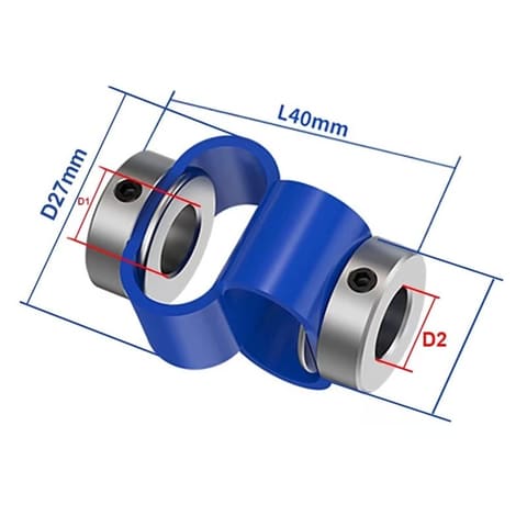 LS-D-D27L40 Ø8/10мм Муфта гибкая для энкодера резиновая — 2