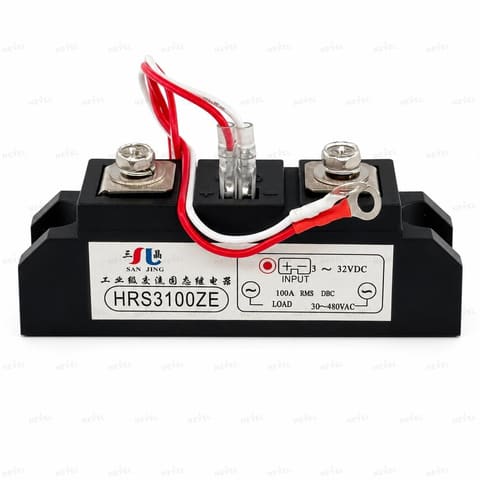 HRS3100ZE 100A 3-32VDC / 30-480VAC bir fazali qattiq jismli rele SSR — 3