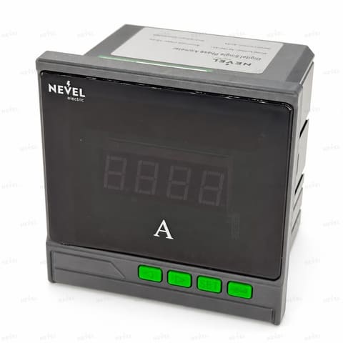 NE194I-9X1 5A 1P Цифровой амперметр 96×96 AC/DC 80-265V — 1