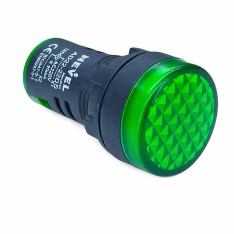 AD22-22DS зелёный Сигнальная лампа Ø22 24-220VAC/DC LED