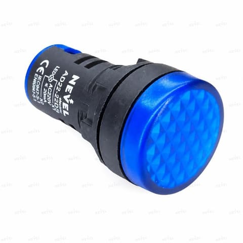AD22-22DS синий Сигнальная лампа Ø22 24-220VAC/DC LED — 1