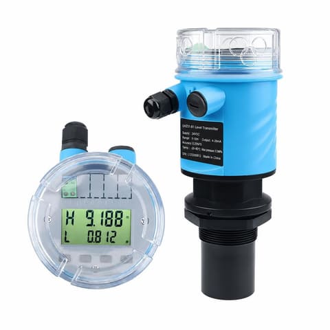 HY-LR038Z (ACLT600) 0-3м 24VDC Ультразвуковой датчик уровня 4-20mA+RS485+2 реле