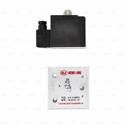 HL23JD-15 220VAC Пневмораспределитель электромагнитный 3/2 G1/2" до 3,5 МПа — 3