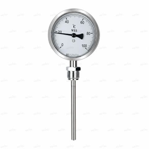 WSS411 -40-60°C shtok 5sm bimetall termometr, radial ulanish — 1