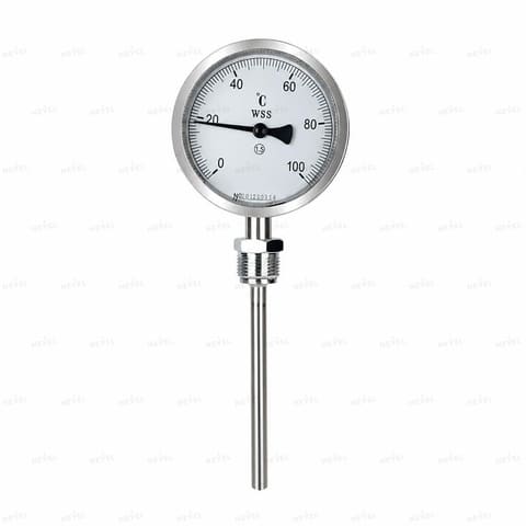 WSS411 0-50°C shtok 5sm bimetall termometr, radial ulanish — 1