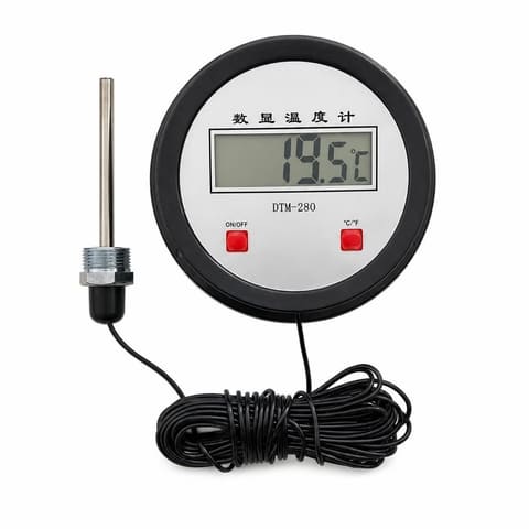 DTM-280LCD Термометр электронный с выносным датчиком -50-200°C, кабель 10м (AAA)