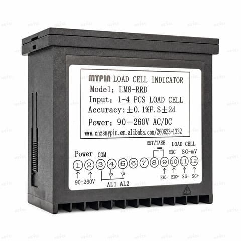 LM8-RRD Весовой контроллер RELAY 90-260VAC/DC 96x48 MYPIN — 2