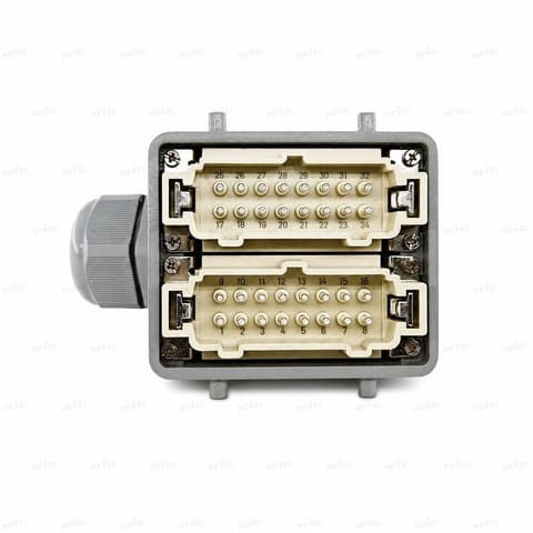 HDC-HE-032-1 Разъем промышленный 32-контактный 16A 500V — 2