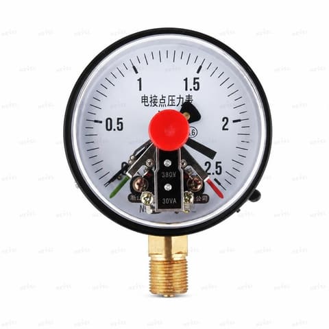YXC-100 0-40MPa G1/2″ elektrokontaktli manometr (EKM) — 1