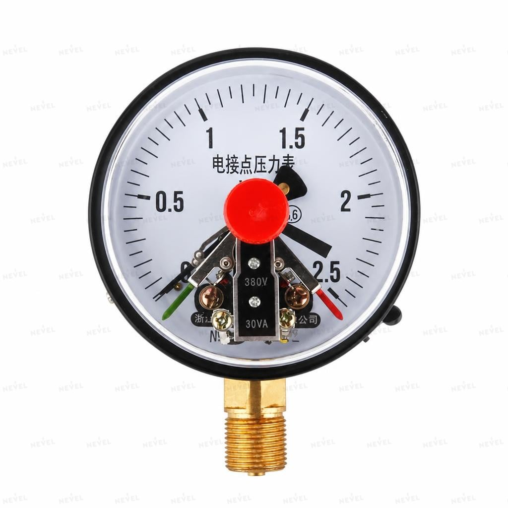 YXC-100 0-60MPa G1/2″ Манометр электроконтактный (ЭКМ)