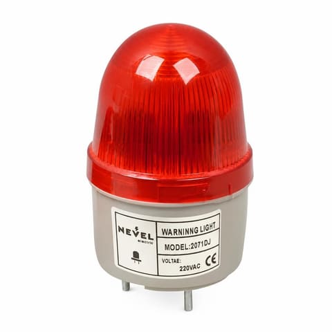 LTE-2071-J Сирена сигнальная красный 12/24VDC 220VAC