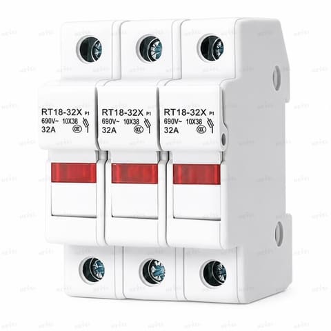 RT18-32X SOLAR 3P 32A DC1000V Держатель предохранителя 10×38 — 1