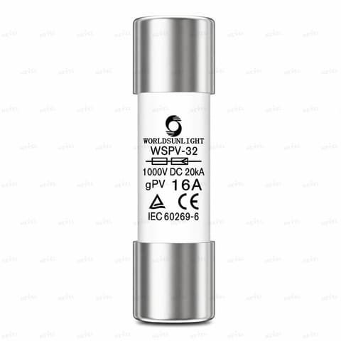10×38 2A DC1000V Предохранитель для солнечных панелей