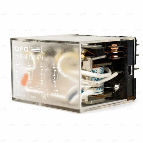 HH64P 4Z 10A 24VAC Реле промежуточное — 1
