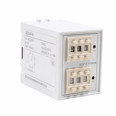 JSZ3P-R 0.1с-99ч 220VAC Реле времени циклическое