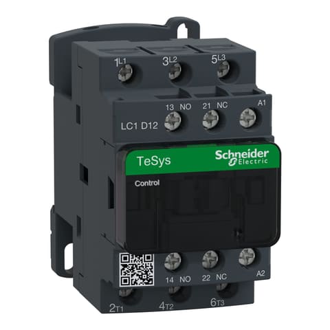 LC1D12B7 12A 24VAC 1NO+1NC Контактор электромагнитный Schneider Electric