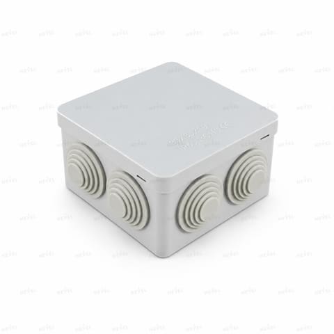 Распределительная коробка 85×85×50 мм IP55 7 выходов ABS