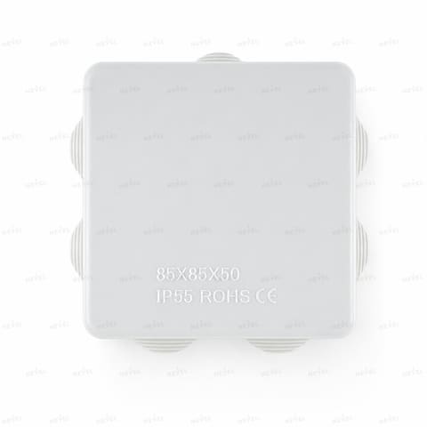 tarqatish qutisi 85×85×50 mm IP55 7 chiqish ABS — 2