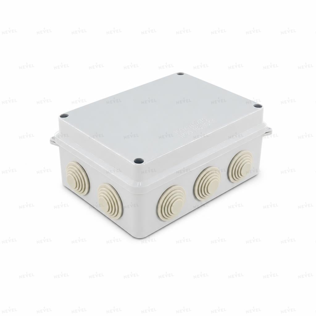 tarqatish qutisi 150×110×70 mm IP65 10 chiqish ABS