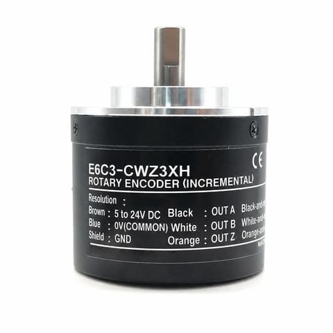 E6C3-CWZ3XH 1000 P/R Line Driver 5-12VDC Инкрементальный энкодер с валом Ø8мм OMRON