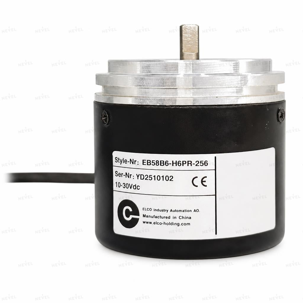 EB58B6-H6PR-256 256 P/R Push-Pull 10-30VDC Инкрементальный энкодер с валом Ø6мм ELCO
