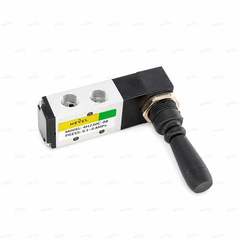 4H230C-08 Пневмораспределитель ручной рычажный 5/2 G1/4" — 2