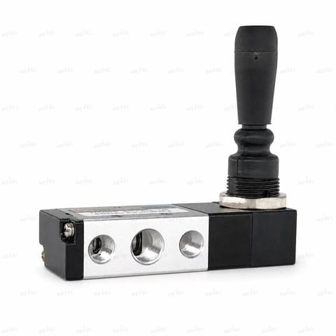 4H230C-08 Пневмораспределитель ручной рычажный 5/2 G1/4" — 3