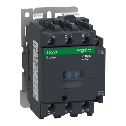 LC1D40M7 40A 220VAC 1NO+1NC Контактор электромагнитный Schneider Electric