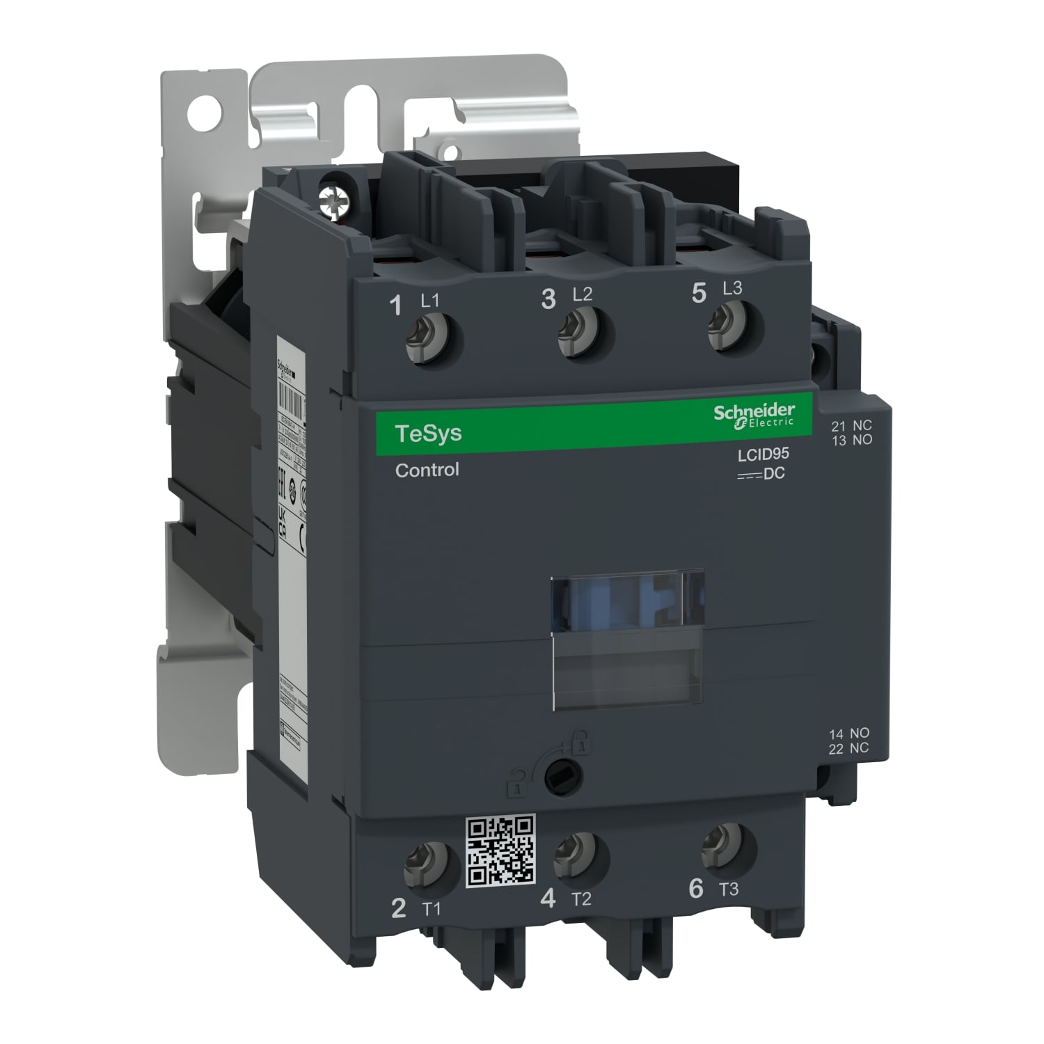 LC1D95BD 95A 24VDC 1NO+1NC Контактор электромагнитный Schneider Electric