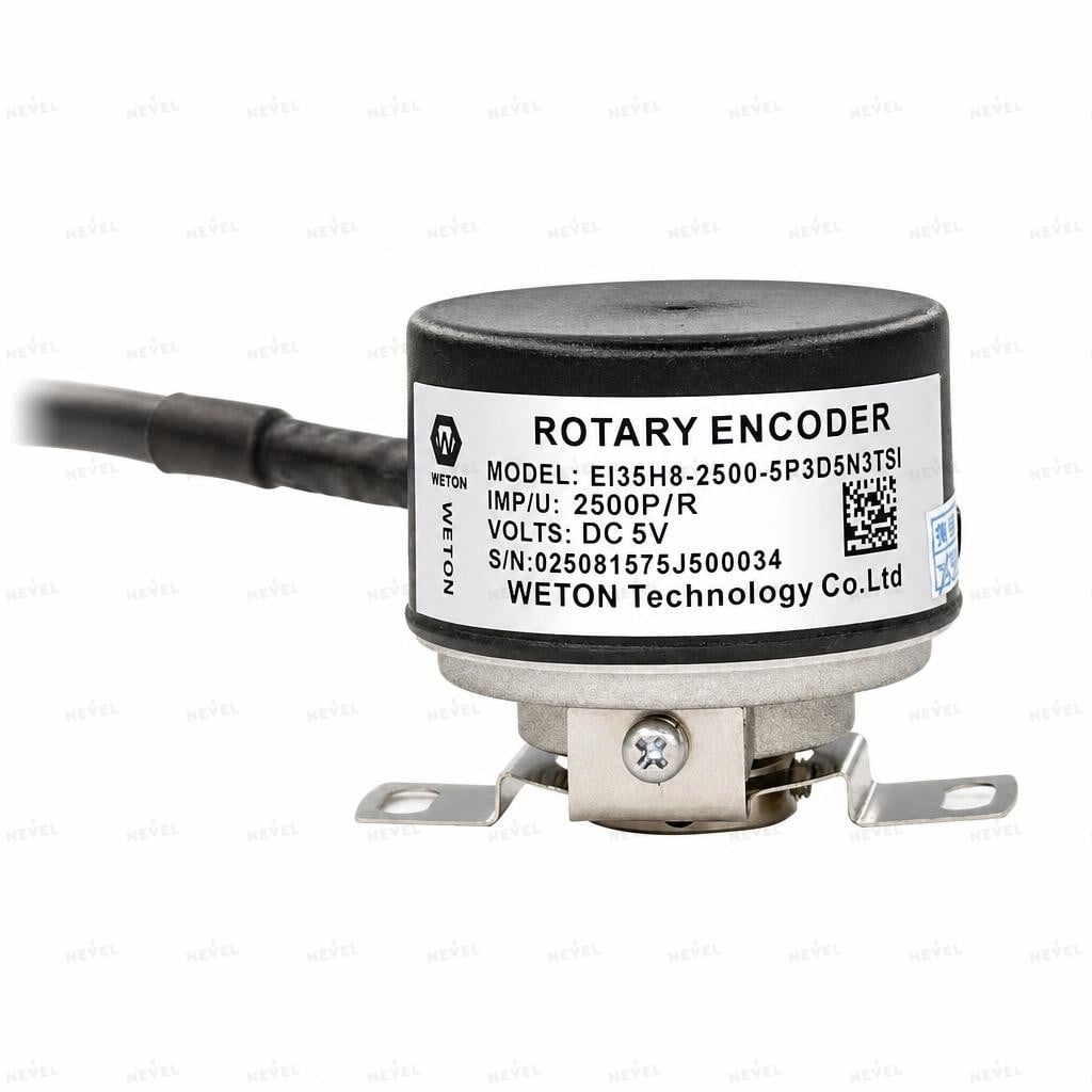 EI35H8-2500-5P3D5N3TSI 2500 P/R Line Driver 5VDC Инкрементальный энкодер с полым валом Ø8мм для серводвигателей WETON