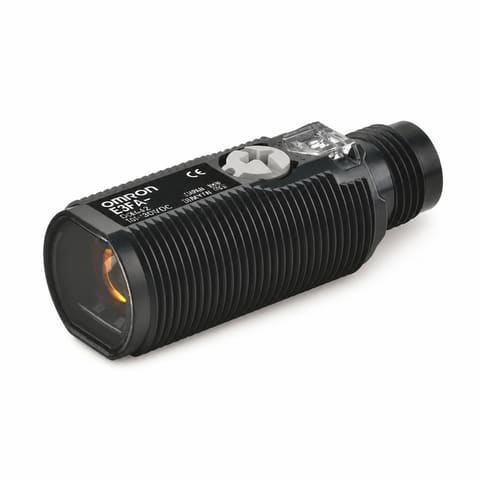 E3FA-RN22 NO+NC NPN 10-30VDC Ретро-рефлекторный фотоэлектрический датчик M18 дальность 500мм с разъёмом M12