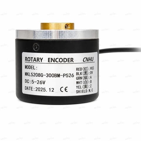 MKL5208G-300BM-P526 300 P/R Push-Pull 5-26VDC Инкрементальный энкодер с измерительными колёсами (комплект) — 4