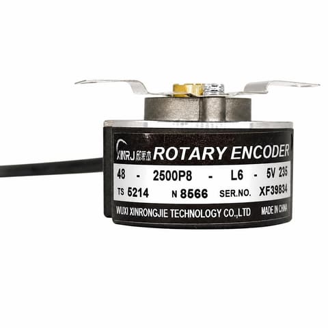 TS5214N8566 (48-2500P8-L6-5V) 2500 P/R Line Driver 5VDC Инкрементальный энкодер с полым валом Ø8мм для серводвигателей