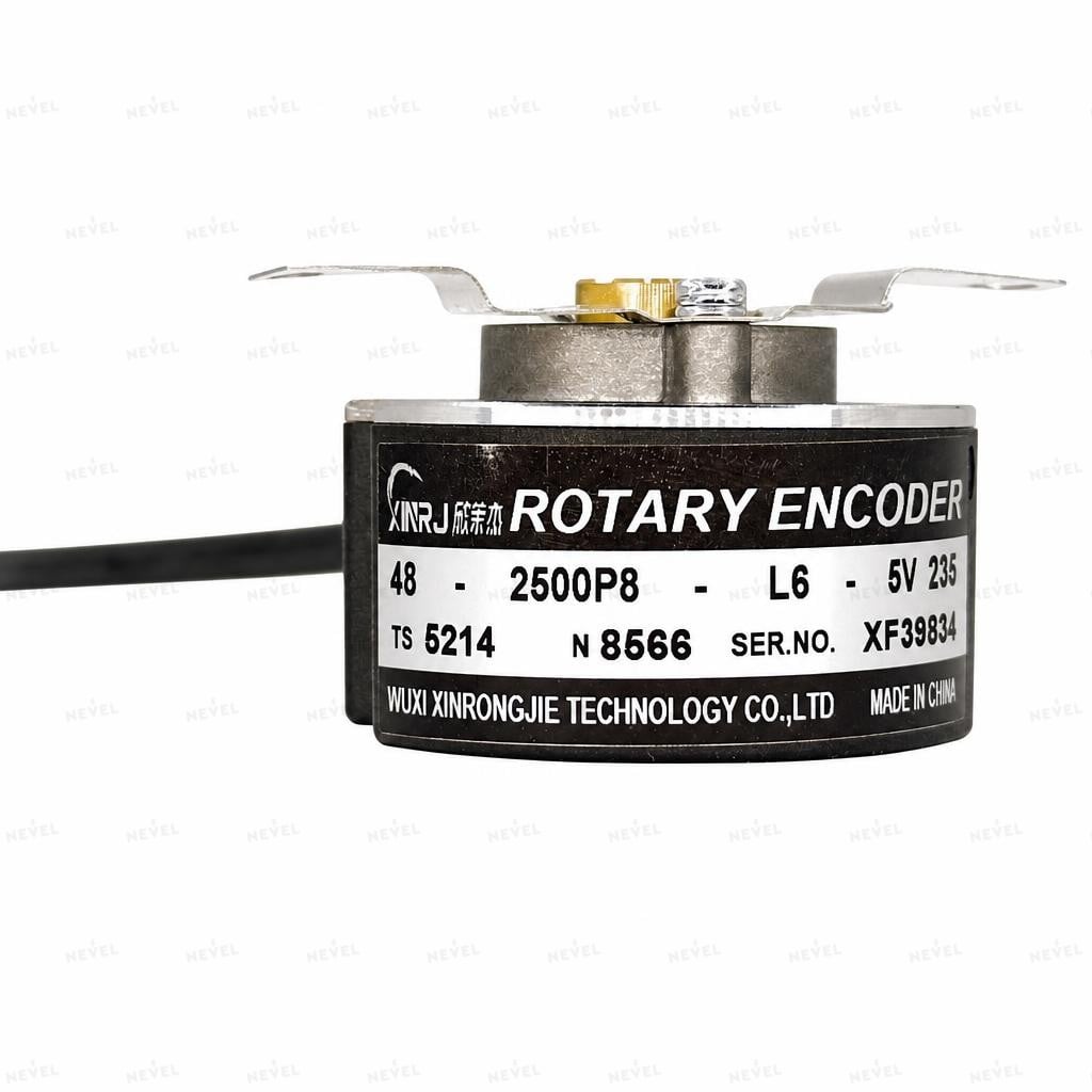 TS5214N8566 (48-2500P8-L6-5V) 2500 P/R Line Driver 5VDC Инкрементальный энкодер с полым валом Ø8мм для серводвигателей