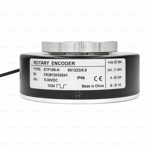 ETF100-H 1024 P/R Push-Pull 5-30VDC Инкрементальный энкодер с полым валом для башенных кранов — 1